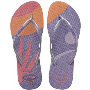 Havaianas Vrouwen Slim Glitter Palette Flip-Flop, Rustige Lila, 41/42 EU