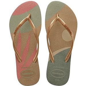 Havaianas Slim Palette Glow Zandgrijs/Gouden 25/26