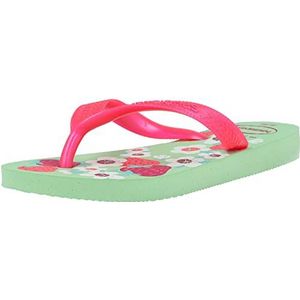 Havaianas Flores-slippers voor meisjes, Green Garden, 7 kinderen, VK