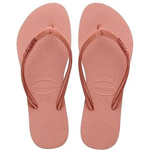 Havaianas Slim velours, teenslippers voor dames, roze/roze