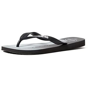 Havaianas Hype Heren Teenslippers, Zwart Zwart Wit Wit, 41/42 EU