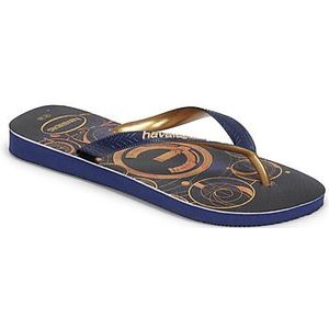 Havaianas Unisex Top Marvel Teenslippers, Marine Marine Golden, 4.5/5 UK