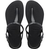 Havaianas Twist (Mini Me) platte sandalen voor dames, Zwart