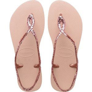 Havaianas Luna Premium Ii Dames Slippers - Roze/Metallic - Maat 37/38