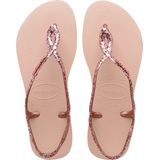 Havaianas Luna Premium Ii Dames Slippers - Roze/Metallic - Maat 39/40