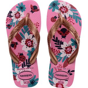 Havaianas Kids Flores Meisjes Slippers - Roze - Maat 25/26