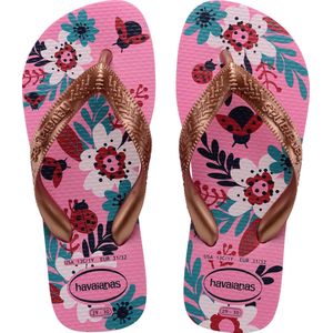 Havaianas Kids Flores Meisjes Slippers - Roze - Maat 35/36