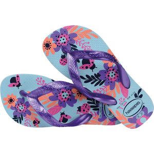 Havaianas Kids Flores uniseks-kind Teenslippers, Blauw water, 23/24 EU