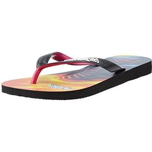 Havaianas Uniseks HAV. Top Marvel Flip-Flop, Zwart Roze Elektrisch, 40 EU