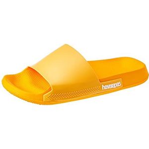 Havaianas Unisex Slide Classic Teenslippers, Pop Geel, 5.5/6 UK