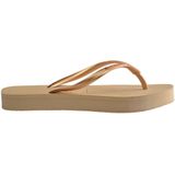 Havaianas Slim Flatform Dames Slippers - Goud - Maat 39/40