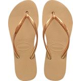 Havaianas - Slim Flatform - Teenslippers - Goudkleurig - Rubber
