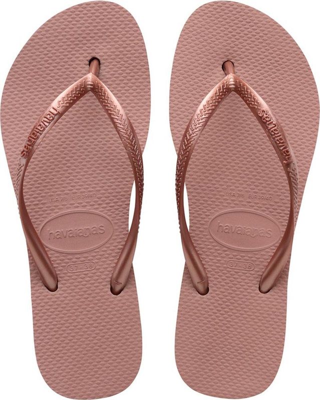 Havaianas Slim Flatform - Damesslipper - Grijs - Rubber