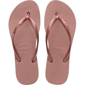 Slim slippers Flatform HAVAIANAS. Plastic materiaal. Maten 41/42. Roze kleur