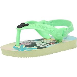 Havaianas Unisex Baby Disney Classics Ii Flip Flops, limoengroen, 23/24 EU