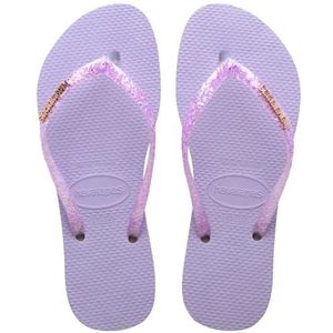 Havaianas Slim Glitter Flourish Flip-Flop voor dames, Paars, 35/36 EU