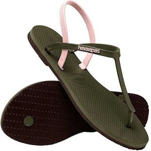 Havaianas You Paraty, Wiggen/Sandalen Dames, Groen, 33 EU
