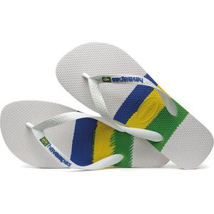 Havaianas Brasil Tech Unisex Slippers - Wit