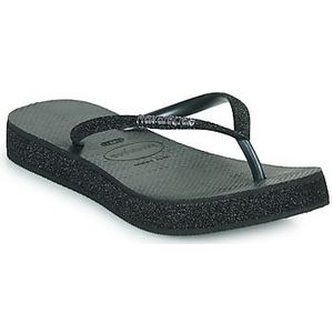 Havaianas  SLIM FLATFORM SPARKLE  slippers  dames Zwart