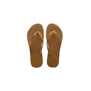 Slipper Havaianas Women Slim Flatform Sparkle Bronze-Schoenmaat 33 - 34