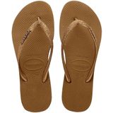 Slipper Havaianas Women Slim Flatform Sparkle Bronze