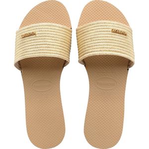 Havaianas  YOU MALTA METALLIC  slippers  dames Beige