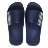 Havaianas Slide Brasil Teenslippers voor volwassenen, uniseks, marineblauw, 3/4 UK