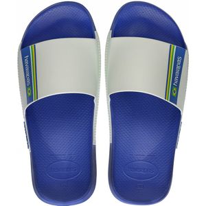 Slippers Slide Classic Brazil HAVAIANAS. Rubber materiaal. Maten 43/44. Blauw kleur