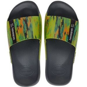 Havaianas unisex-slipsandalen met print, nieuw grafiet, 3/4 VK
