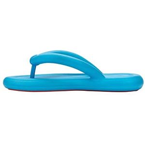 melissa Flip Flop Free AD, platte damessandalen, blauw, 37 EU, Blauw, 37 EU