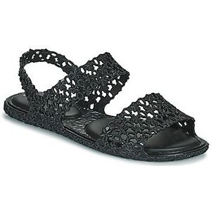 melissa PANC sandaal + Isabela CAPETO platte sandalen voor dames, zwart, maat 39, Zwart, 39 EU