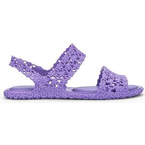 melissa Panc Sandaal + Isabela capuchon, platte sandalen voor dames, Lila, 41/41.5 EU