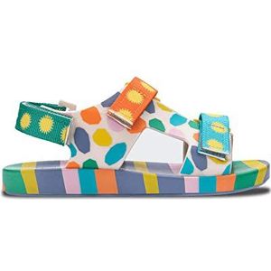 melissa Mini Pingpong + Fabula Inf, platte sandalen voor meisjes, Blauw, 33 EU