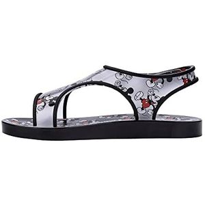 melissa Mini ACQUA + Mickey Mouse INF, platte sandalen, zwart, 33 EU, Zwart, 33 EU