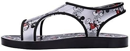 Melissa Mini Acqua + Mickey Mouse Slippers Zwart,Grijs EU 31 Jongens,Meisjes