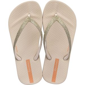 BECO Teenslippers Heren - Eva/rubber - Beige/rood - Maat 43