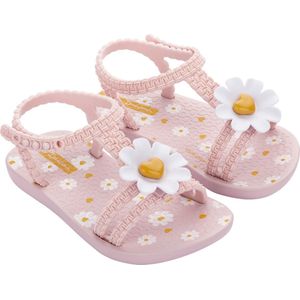 Ipanema Daisy Baby gebloemde sandalen lichtroze