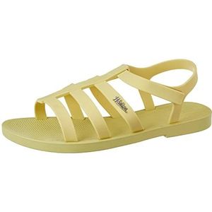 melissa Sun Rodeo Ad, platte sandalen voor dames, Groen, 41/41.5 EU