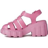 Melissa - Sandaal - Lichtroze - Met Plateau - Blokhak