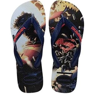 Havaianas Top Herois DC Teenslippers voor volwassenen, uniseks, Marineblauw Marineblauw Rood, 35/36 EU