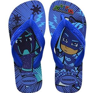 Havaianas Kids Top PJ Masks, Teenslippers voor kinderen, uniseks, L blauw water, 27/28 EU