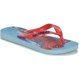 Havaianas Jongens Kids Top Marvel II Teenslippers, Blauw water, 1/2 UK Child