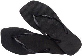 Havaianas Slipper Square Black voor Dames