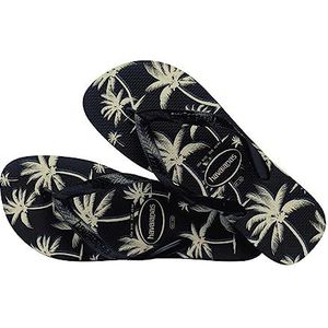 Havaianas Aloha, Flip Flop Heren, Zwart Zwart Wit, 35/36 EU