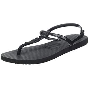 Havaianas Twist Plus Zwart/Zwart 33/34