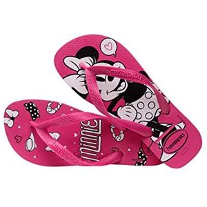 Havaianas Unisex Top Disney Flip-Flop, Roze Elektrisch, 6.5/7.5 UK