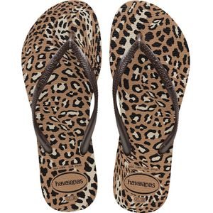 Havaianas  SLIM ANIMALS  slippers  dames Bruin