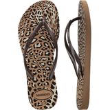Havaianas - Slim Animals - Teenslippers - Bruin - Rubber