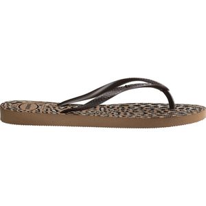 Havaianas - Slim Animals - Teenslippers - Bruin - Rubber