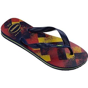 Havaianas Brasil Fresh, teenslippers, uniseks, volwassenen, Marineblauw Marineblauw, 35/36 EU